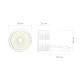 Светодиодный модуль Denkirs Slim Led DK4000-8W dim