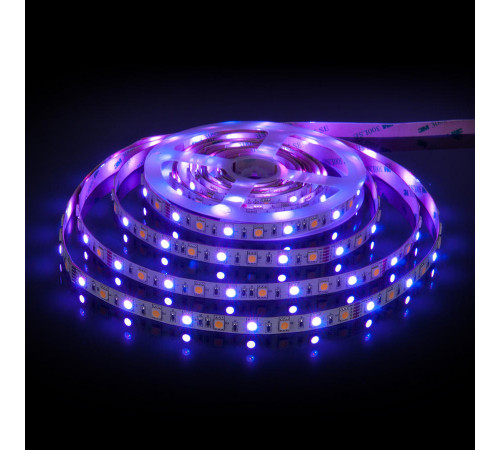 Светодиодная лента Elektrostandard 24V 14,4W 60Led 5050+5050 IP20 MIX RGB/теплый белый, 5м 4690389172250