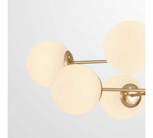 Люстра на штанге ImperiumLoft Roundi Brass 305756-23