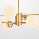 Люстра на штанге ImperiumLoft Roundi Brass 305756-23