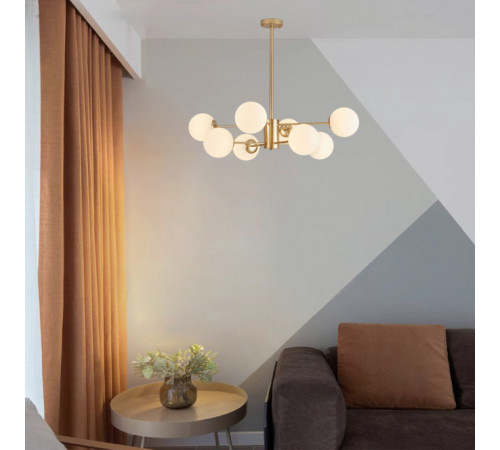 Люстра на штанге ImperiumLoft Roundi Brass 305756-23
