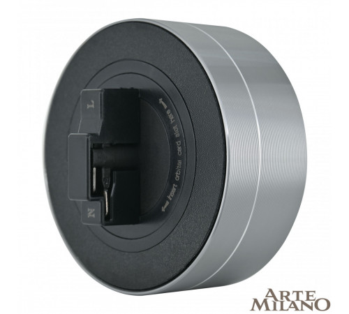 Трековая подсветка Arte Milano Am-track-sockets 380011TLS/LWS Grey