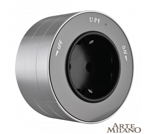 Трековая розетка Arte Milano Am-track-sockets 380011TS/ES Grey