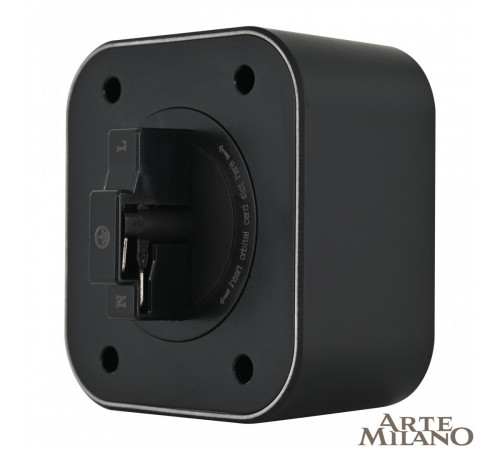 Трековая розетка Arte Milano Am-track-sockets 380022TS/ES Black