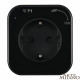 Трековая розетка Arte Milano Am-track-sockets 380022TS/ES Black