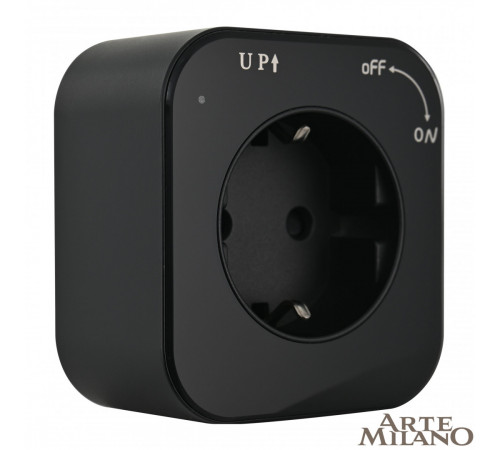 Трековая розетка Arte Milano Am-track-sockets 380022TS/ES Black