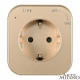 Трековая розетка Arte Milano Am-track-sockets 380022TS/ES Gold