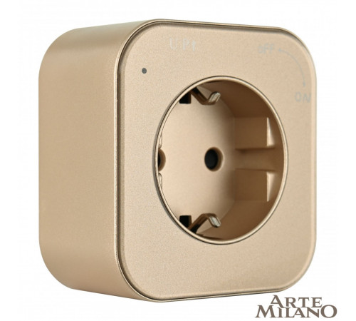 Трековая розетка Arte Milano Am-track-sockets 380022TS/ES Gold