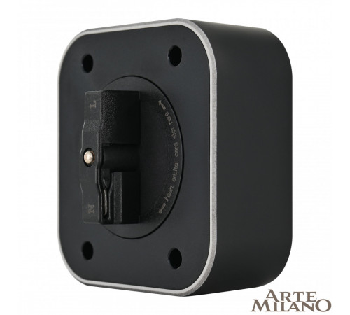Трековая розетка Arte Milano Am-track-sockets 380022TS/USBx2 Black