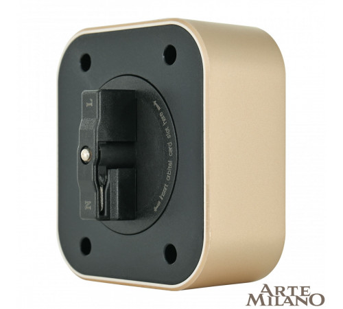Трековая розетка Arte Milano Am-track-sockets 380022TS/USBx2 Gold