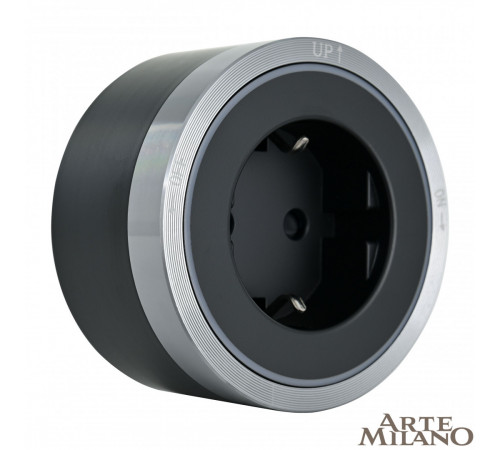 Трековая розетка Arte Milano Am-track-sockets 380066TS LED/ES Grey