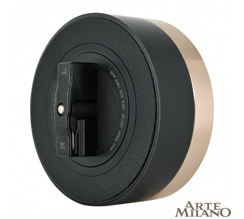 Трековая розетка Arte Milano Am-track-sockets 380066TS LED/USBx2 Gold