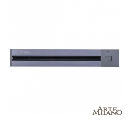 Встраиваемый шинопровод с выключателем Arte Milano Am-track-sockets 385205TBB/50 Grey