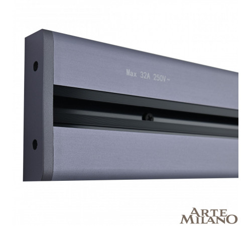 Накладной шинопровод с выключателем Arte Milano Am-track-sockets 385205TOB/50 Grey