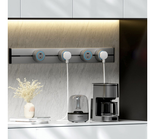 Трековая розетка Arte Milano Am-track-sockets-39 397951TS/ES Black