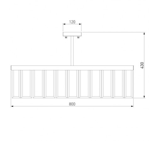 Потолочная люстра Bogates Eclipse 357/8 Smart