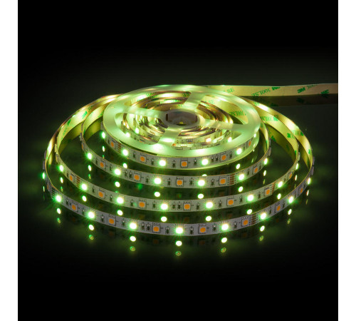 Светодиодная лента Elektrostandard 24V 14,4W 60Led 5050+5050 IP20 MIX RGB/теплый белый, 5м 4690389172250