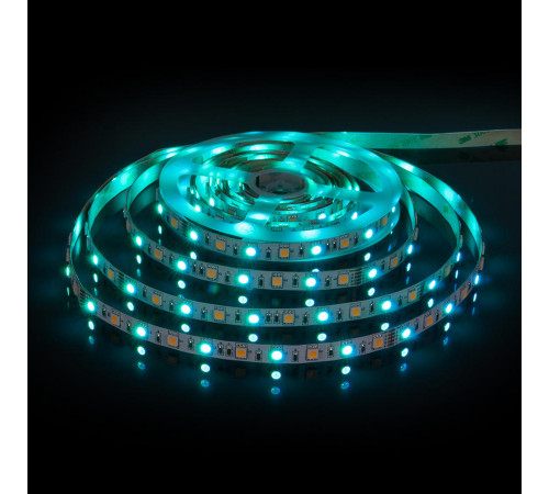 Светодиодная лента Elektrostandard 24V 14,4W 60Led 5050+5050 IP20 MIX RGB/теплый белый, 5м 4690389172250