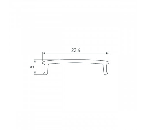 Экран Arlight WALL-2575-2000 Opal 052333