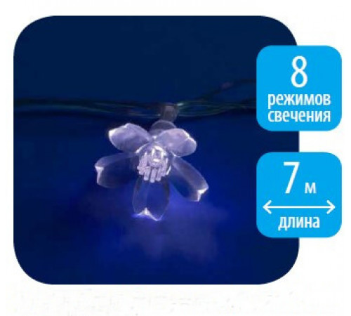 Светодиодная гирлянда (07934) Uniel сакура 220V белый ULD-S0700-050/DTA White IP20 WHITE SAKURA