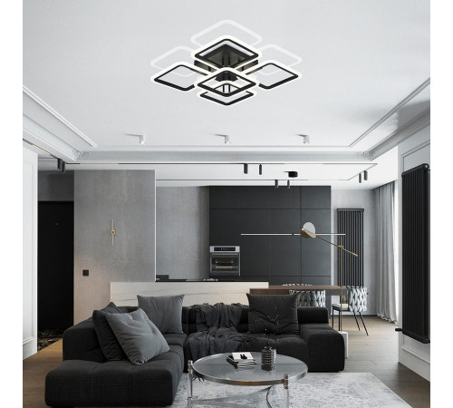 Потолочная люстра Natali Kovaltseva Spektr HIGH-TECH LED LAMPS 82022 BLACK