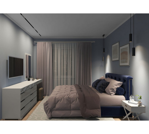 Трековый светодиодный светильник Denkirs DK8001-BK