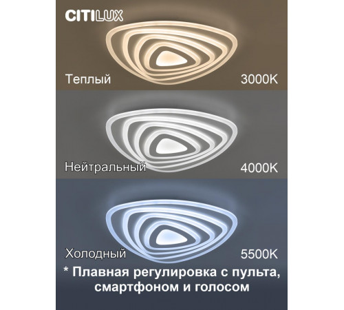 Потолочный светильник Citilux Триест Смарт CL737A34E