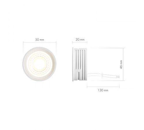 Светодиодный модуль Denkirs Slim LED 7W 4000К DK4000-7W