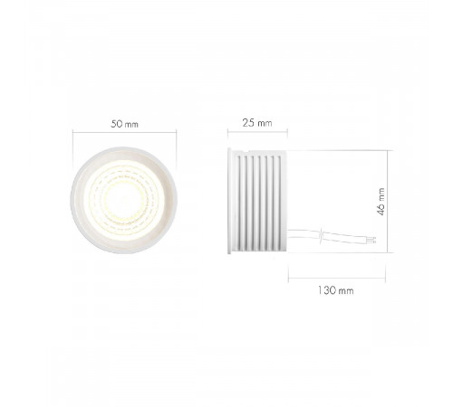 Светодиодный модуль Denkirs Slim Led DK4000-8W dim