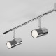 Светодиодный спот Eurosvet Mini Topper 20086/6 LED хром/черный жемчуг