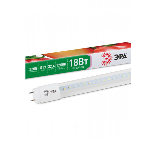 Фитолампа для растений светодиодная Эра G13 18W 1200K FITO-18W-Ra90-Т8-G13-NL Б0042987