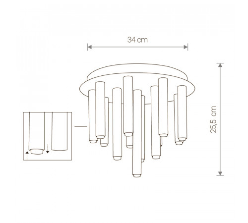 Потолочная люстра Nowodvorski Stalactite 9054
