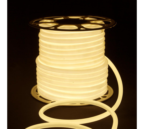 Светодиодный гибкий неон Elektrostandard 220V 9,6W 144Led 2835 IP67 круглый дневной белый, 50 м 4690389167461