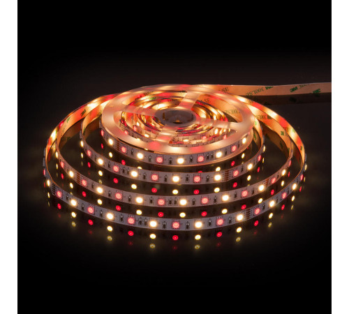 Светодиодная лента Elektrostandard 24V 14,4W 60Led 5050+5050 IP20 MIX RGB/теплый белый, 5м 4690389172250