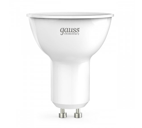 Лампа светодиодная Gauss GU10 7W 4100K матовая 13627