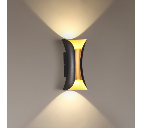 Уличный настенный светодиодный светильник Odeon Light Krista 3886/6BG