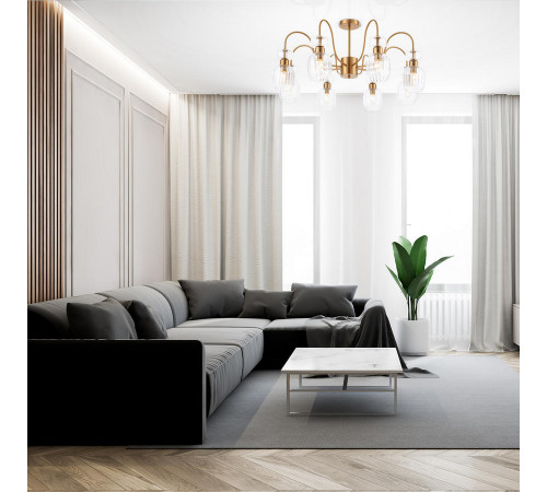 Люстра на штанге Escada Gloss 1141/8PL Clear