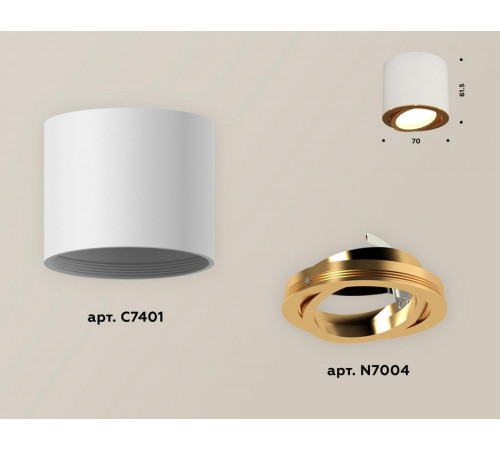 Накладной поворотный светильник Ambrella Light Techno XS7401004 (C7401, N7004)