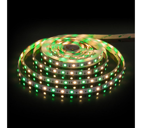Светодиодная лента Elektrostandard 24V 14,4W 60Led 5050+5050 IP20 MIX RGB/теплый белый, 5м 4690389172250