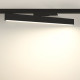 Трековый однофазный светильник Arlight LGD-FLAT-4TR-S605-25W Warm3000 (BK, 100 deg, 230V) 033698