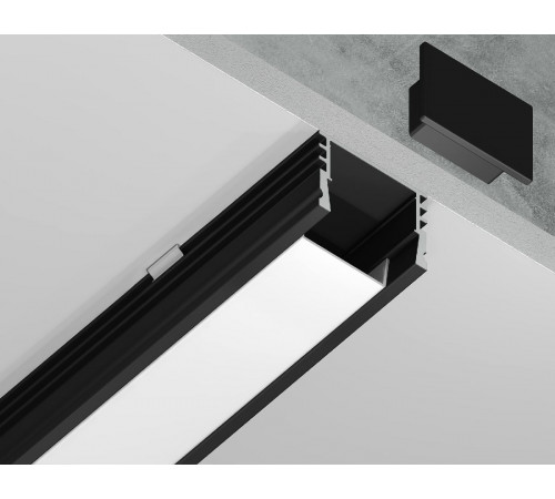Алюминиевый накладной профиль Ambrella Light Alum Profile GP1750BK