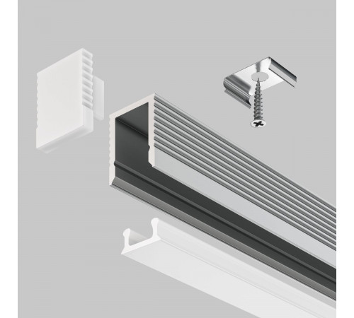 Алюминиевый профиль Maytoni Led strip ALM-0809-S-2M