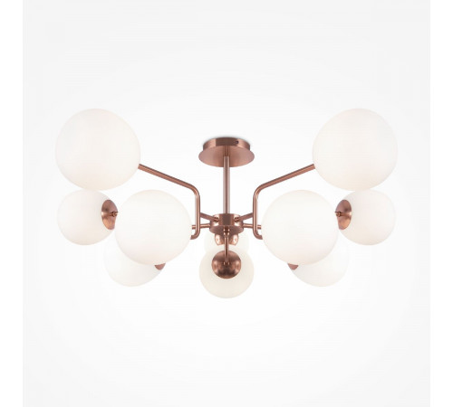 Люстра на штанге Maytoni Erich MOD221PL-10G