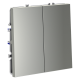 Выключатель двухклавишный Voltum S70 VLS020105