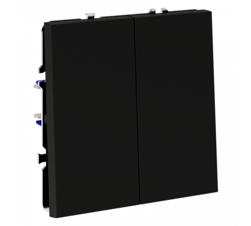 Выключатель двухклавишный Voltum S70 VLS020108