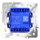 Проходной переключатель двухклавишный Voltum S70 VLS020302