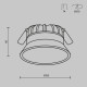 Встраиваемый светильник Maytoni Technical Downlight Okno DL055-18W3-4-6K-W