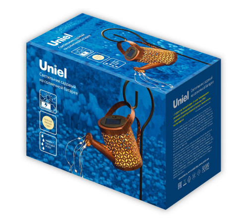 Садовый светильник на солнечной батарее Uniel USL-S-822/PT210 SPRINKLER UL-00011595