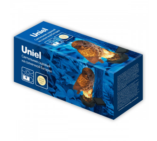 Садовый светильник на солнечной батарее Uniel USL-S-829/PM290 BROWN OWL UL-00011605