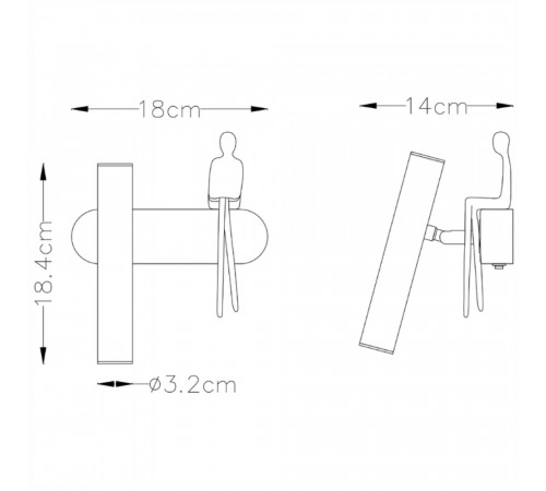 Спот Arte Lamp Albert A2173AP-1PB